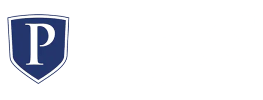 Parks Acura logo, White lettering with blue logo